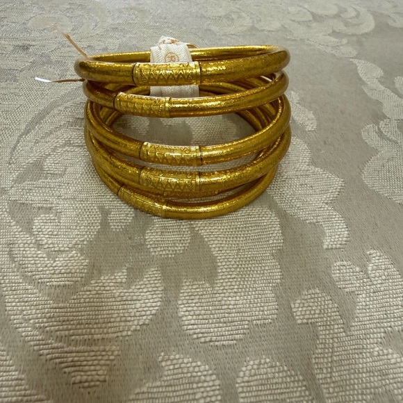 Budha Girl Gold All Weather Bangles size M - Picture 2 of 12